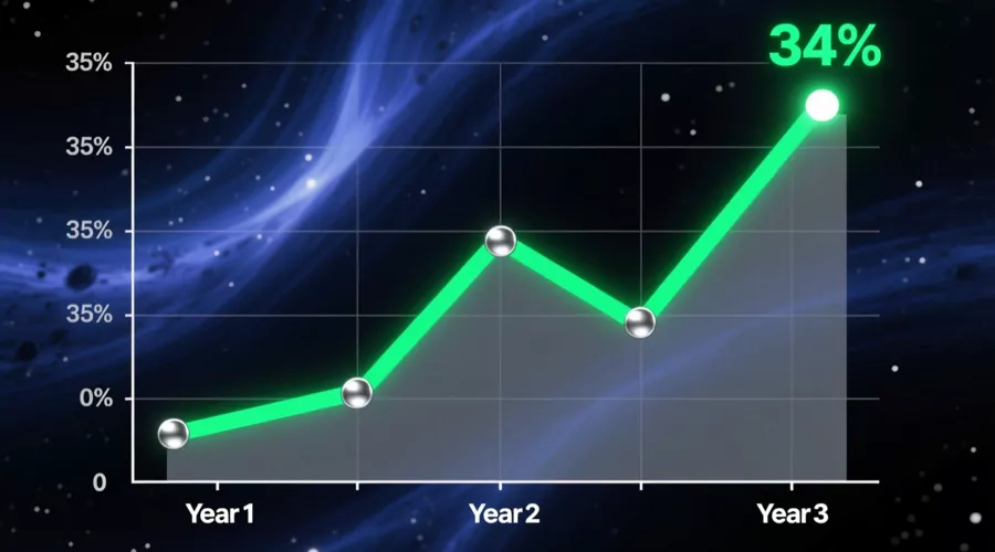 Gráfico de ROI histórico en Segunda División
