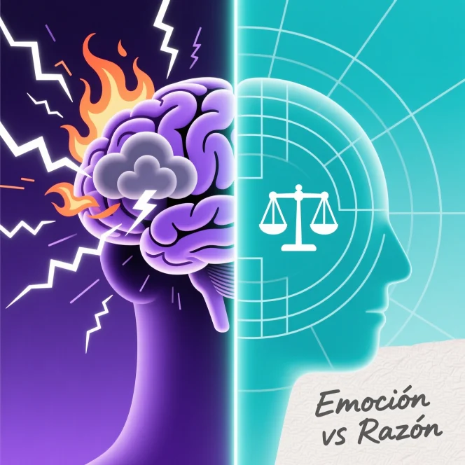 Psicología y control emocional en apuestas: cerebro dividido entre decisiones emocionales caóticas y racionales organizadas