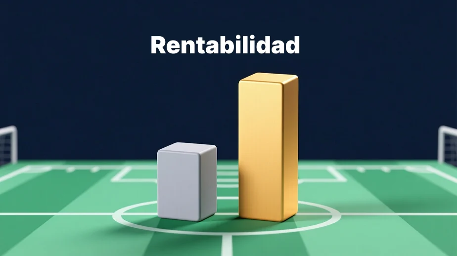 Comparación de ROI entre apuestas en Primera División y Segunda División española mostrando mayor rentabilidad